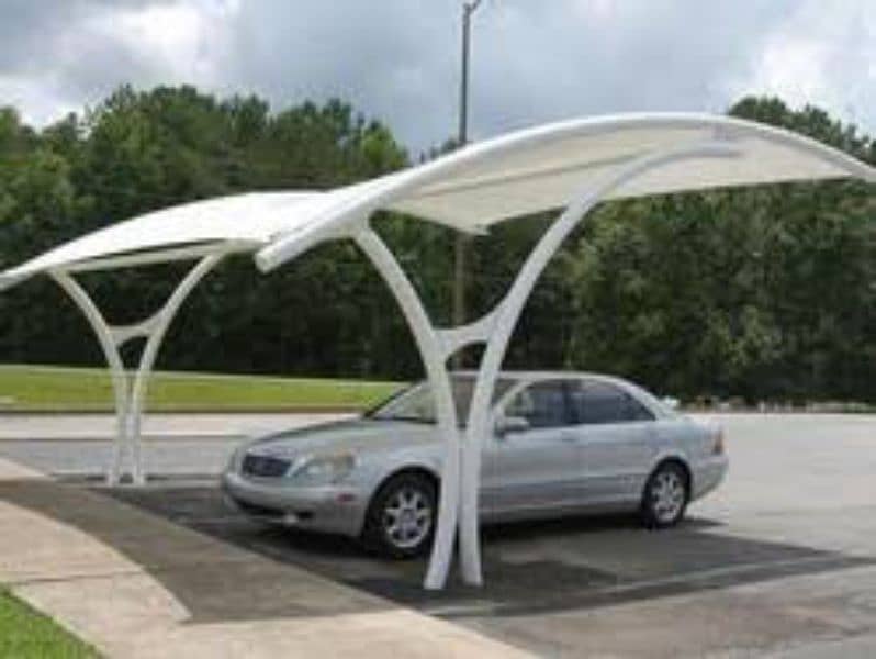 Car Parking sheds Tensile, Fiberglass, acrylic sheds 9