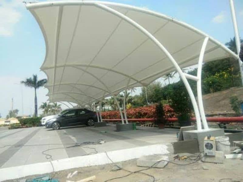 Car Parking sheds Tensile, Fiberglass, acrylic sheds 11