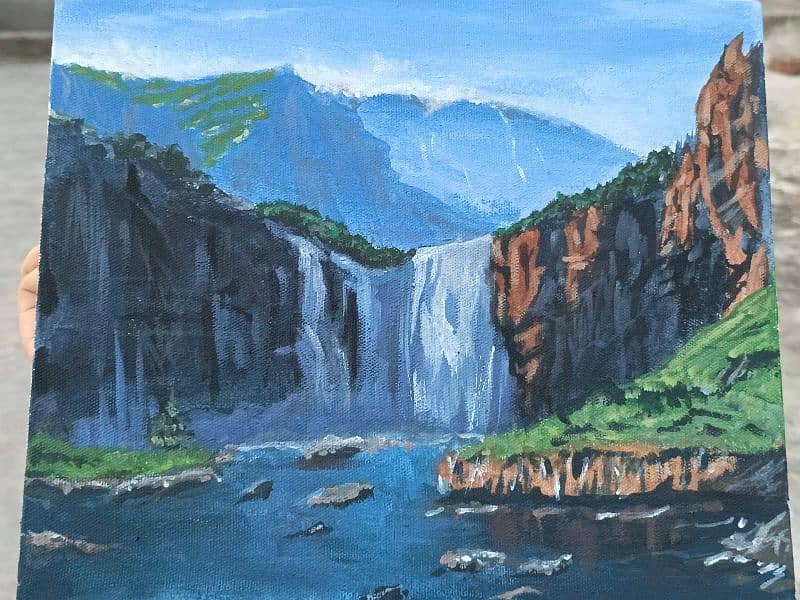 Waterfall painting 1