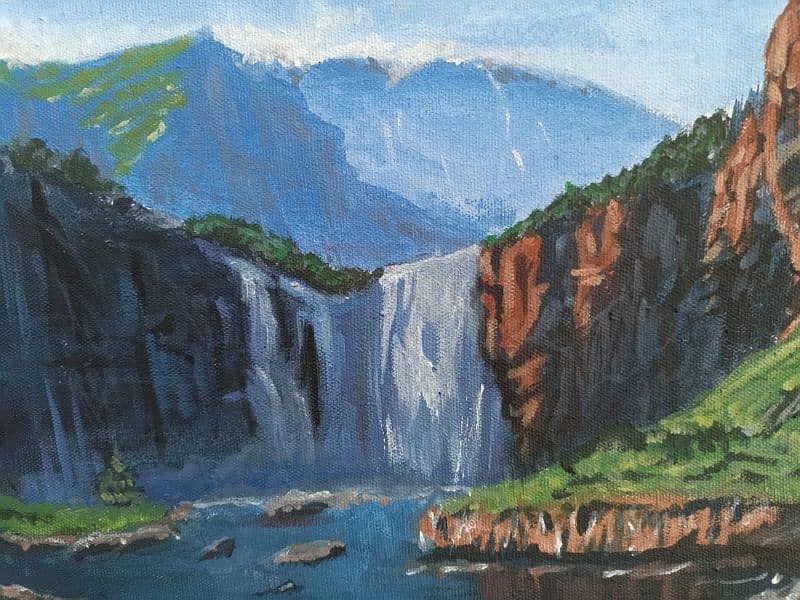 Waterfall painting 2