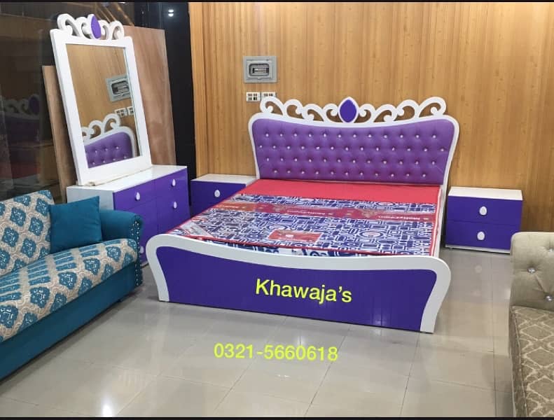 Bed with Dressing ( khawaja’s interior Fix price workshop 2