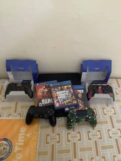 PS4 slim 500 gb for selling with all this stuff