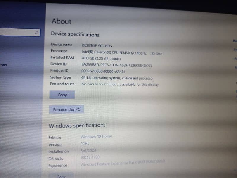 Lenovo 6 gen 4/128 3 hours non stop better timing on net 7