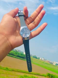 branded watch gray collor Saudi branded imported