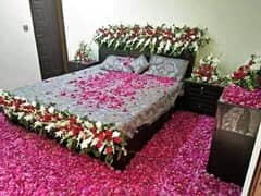 Decor car's beds on wedding