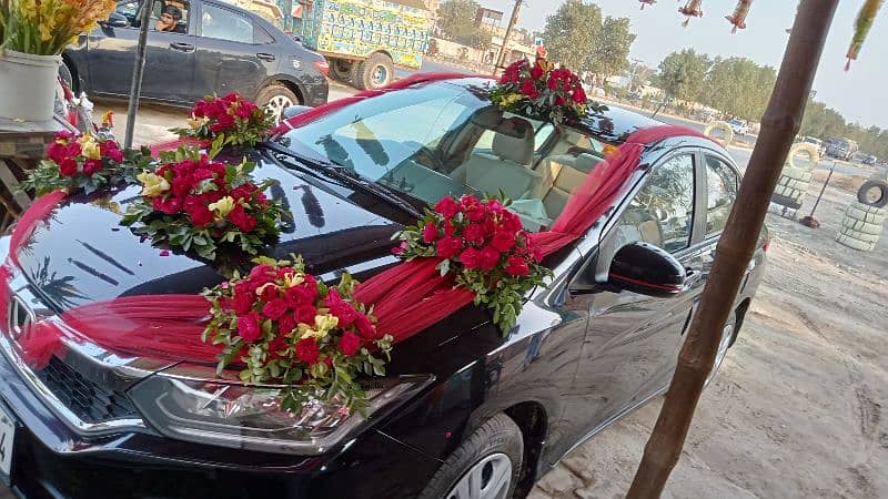 Decor car's beds on wedding 11