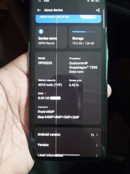 OPPO Reno 6 8gb 128gb 3