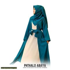 grip abaya with scarf