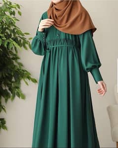 Georgette Plain Full Abaya With Stoller |DELIVERY AVAILABLE