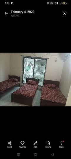 furnished Rooms available for students & job holders call 03082881758