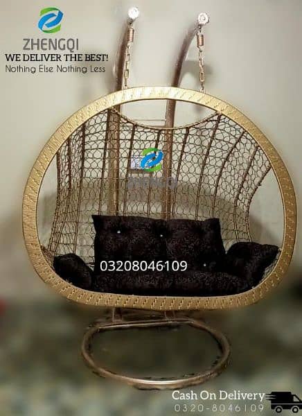 New Swing Chair Jhoola, Single & Double, Macrame Jhula, Hanging, COD 13