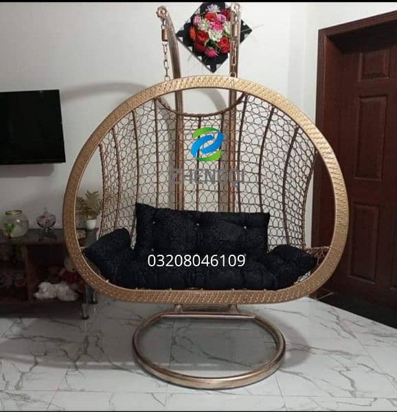 New Swing Chair Jhoola, Single & Double, Macrame Jhula, Hanging, COD 16