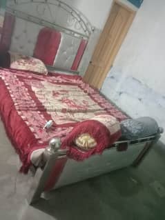 singal steel bed