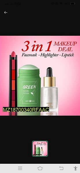 3 in 1 makeup deal contact on whatsapp 0