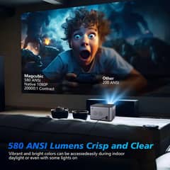 HY 350 Pro Projector 4k Support Full HD