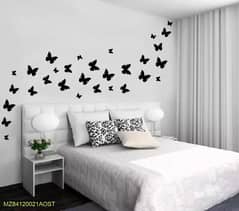 Set Of 60 '3D BUTTERFLY WALL DECORATION