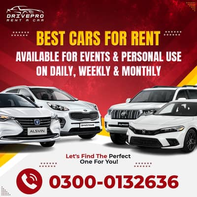 Rent A Car With & Without Driver