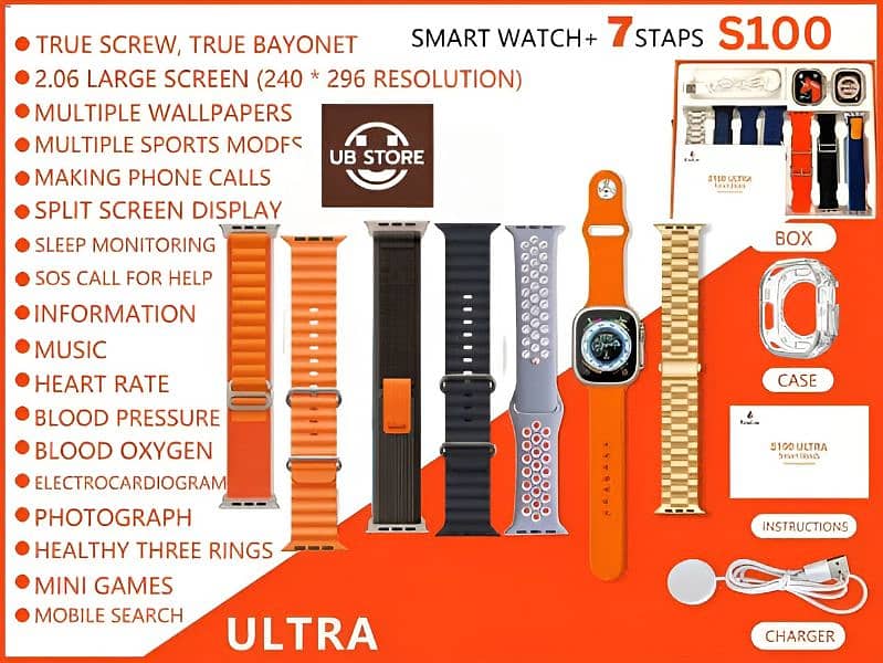 brand new smart watch for Samsung oppo infinix techno iphone etc 2