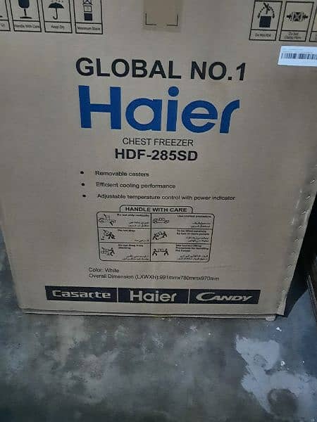 Haier  ( HDF-285SD ) chest freezer for Sale. 0