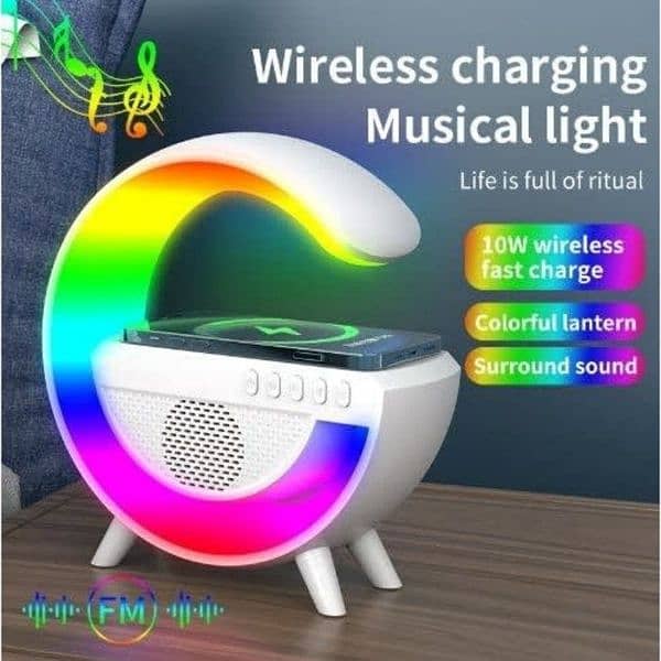 LED Wireless charging speaker 1