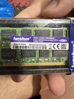 8GB DDR3 1600MHZ SERVER RAM