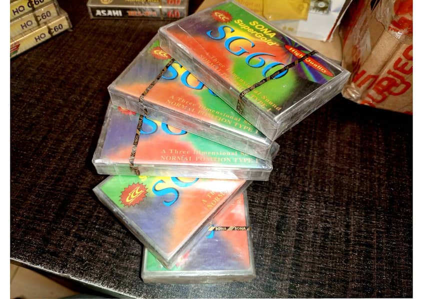 Sealed Packed Audio Cassettes for Fresh Recordings 10