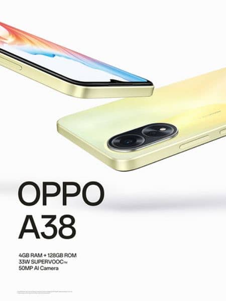 Oppo a38 dabba charger 6+4%128 2