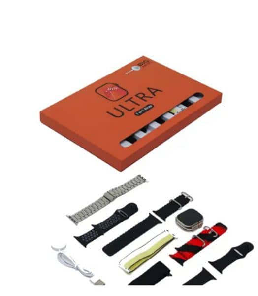 Ultra Smart Watch With 7 Straps 3