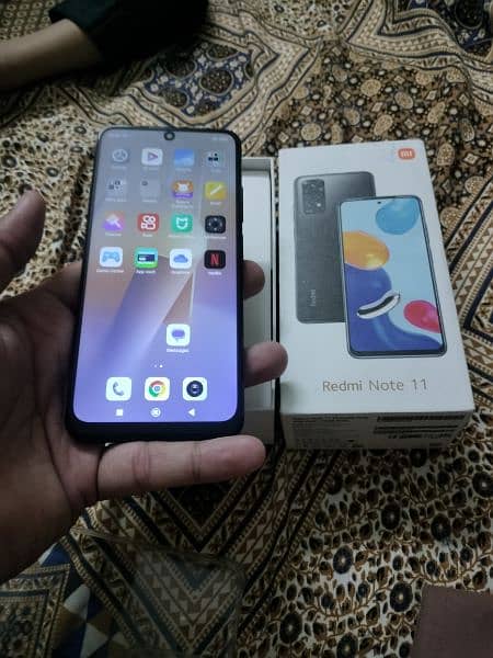 REDMI NOTE 11 COMPLETE BOX 6GB RAM 128GB MEMORY BEST CONDITION 10