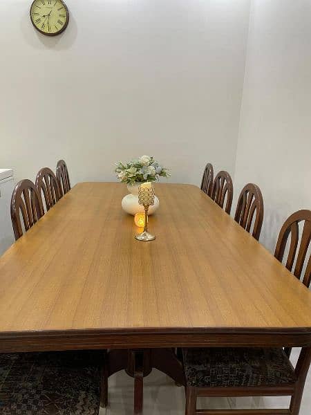 Dinning table with 8 chairs 1