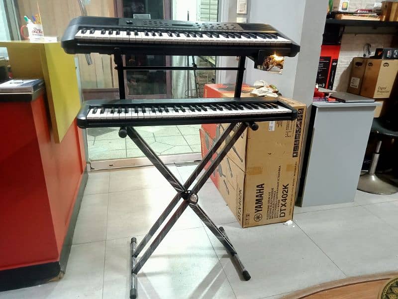 Piano Keyboard Double Stand 2