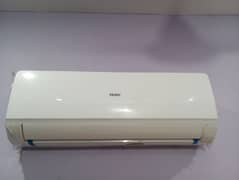 haier split 1 ton 2024 model mint condition only used 2 months