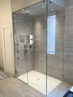 Glass shower cabins / shower cabins / shower doors