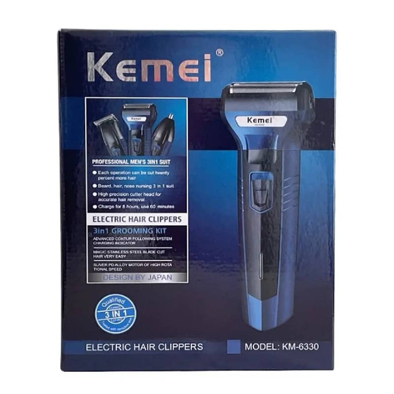 3 In 1 Rechargeable Hair Clipper Shaver beard Styling Trimmer Hair Rem 1