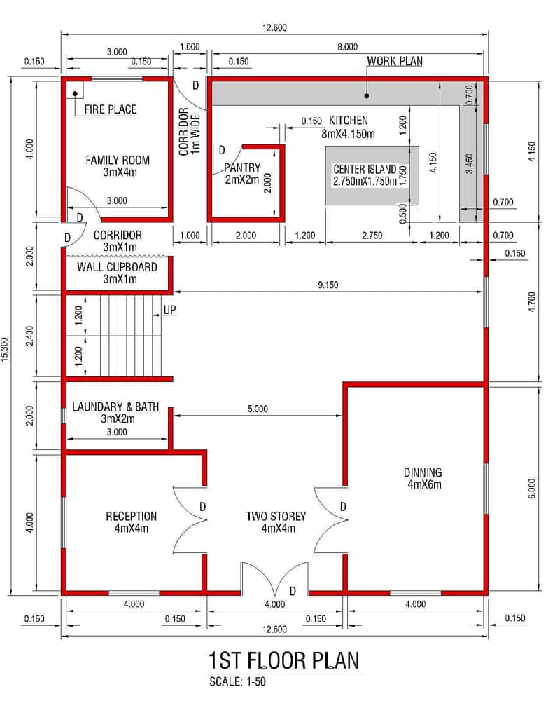 AUTOCAD 2D, 3D INTERIOR DESIGN AND DRAWINGS 12