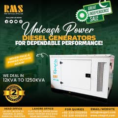 10 KVA | 20 KVA | 30 KVA | 50 KVA | 100 KVA Generator for sale | 1500