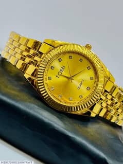 Mens Golden Chain Watch Whatsapp:03426564602