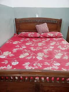 Bed with Dressing Table in best condition.