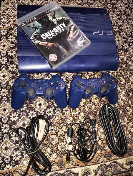 PS3 Super Slim Special Edition (BLUE) 1