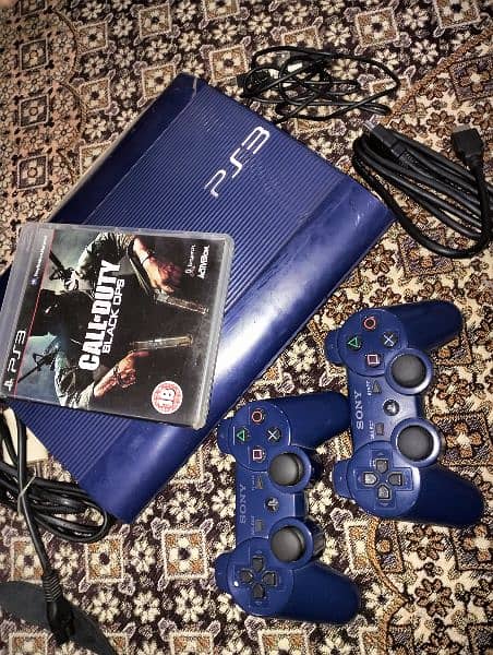 PS3 Super Slim Special Edition (BLUE) 2