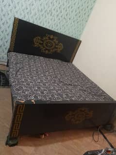 DOUble bed for Sale with Mattress(5 Inch) 0