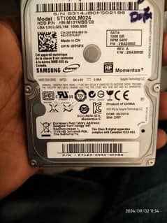 Samsung sata drive 1TB