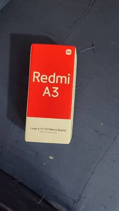 Redmi A3 4/128 10/10 box charge