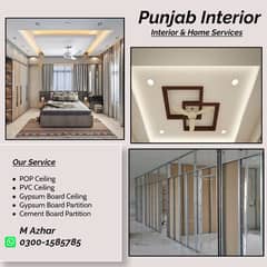 cemet /gypsum board partition/office partition/ ceiling work /drywall