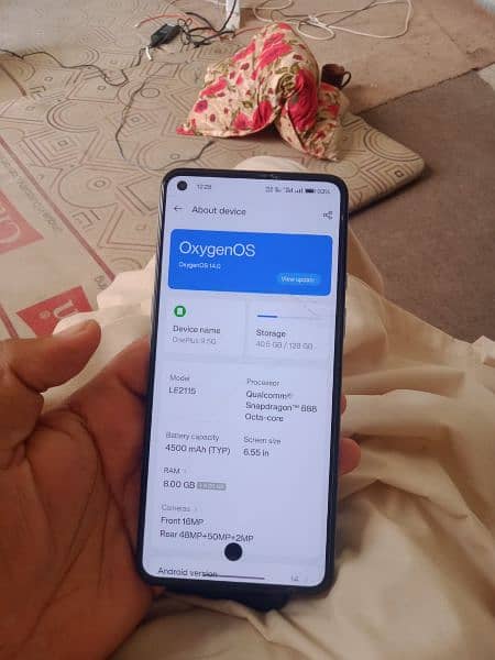 oneplus 9 8/128 back broken h exchange possible 3