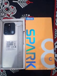 Tecno spark 8c with box