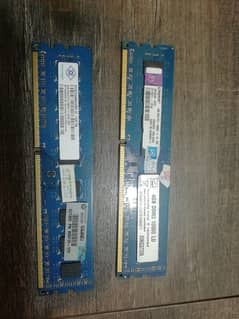 Branded HP 4 gb DDR3 RAM Kingston 4 gb DDR3 RAM