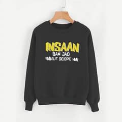 1 PC unisex stieched cotton printed sweatshirt