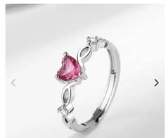 Zircon ring, esthetic Ring, simple beautiful ring for women