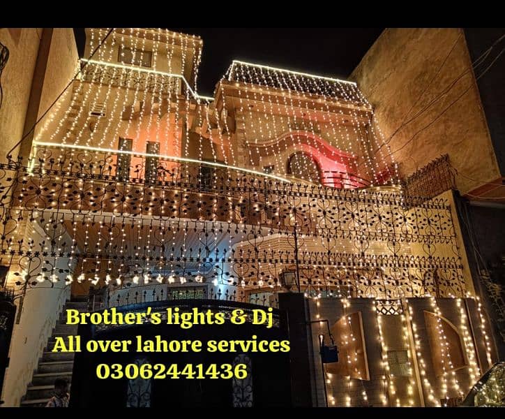 couple enter/Mehndi decor / wedding lights decor/flower decor/Dj 3